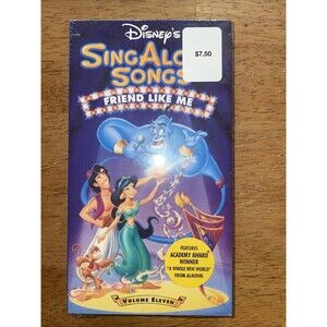Disneys Sing Along Songs - Aladdin: Friends Like Me (VHS, 1993)